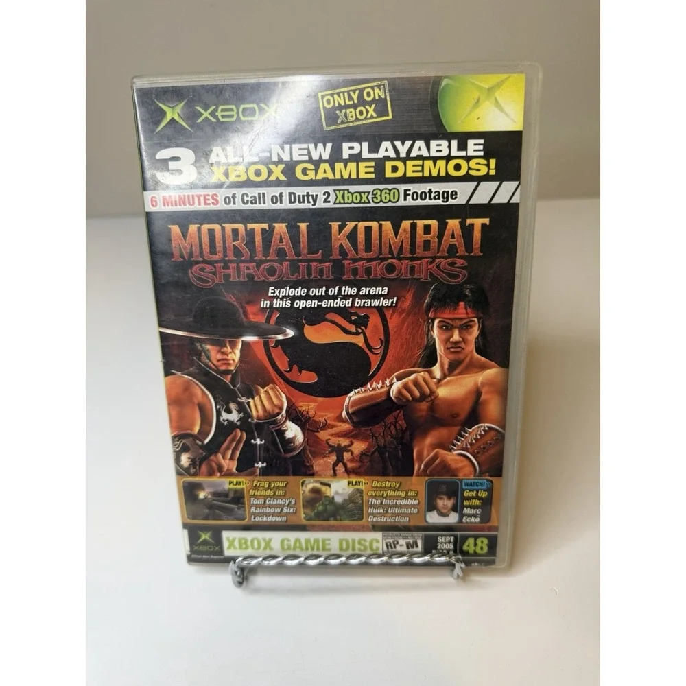 Mortal Kombat Shaolin Monks - Xbox (Demos Only) See Description For More Info